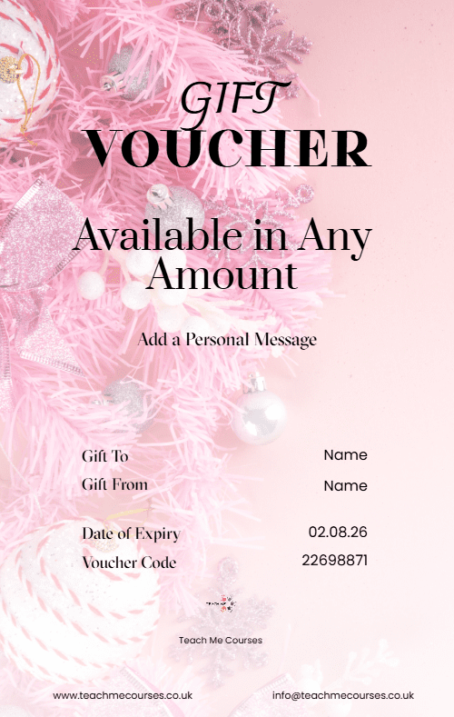 Special Christmas Gift Voucher Portrait