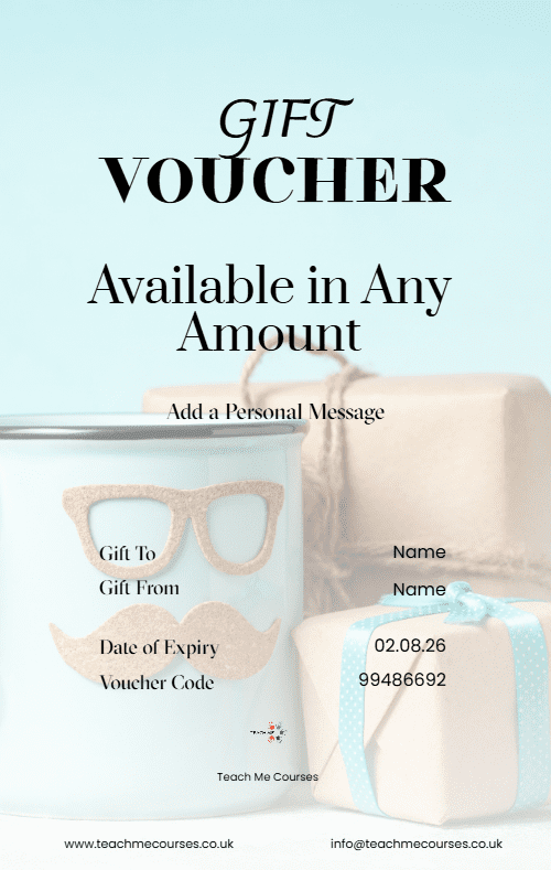 Special Dad Gift Voucher Portrait