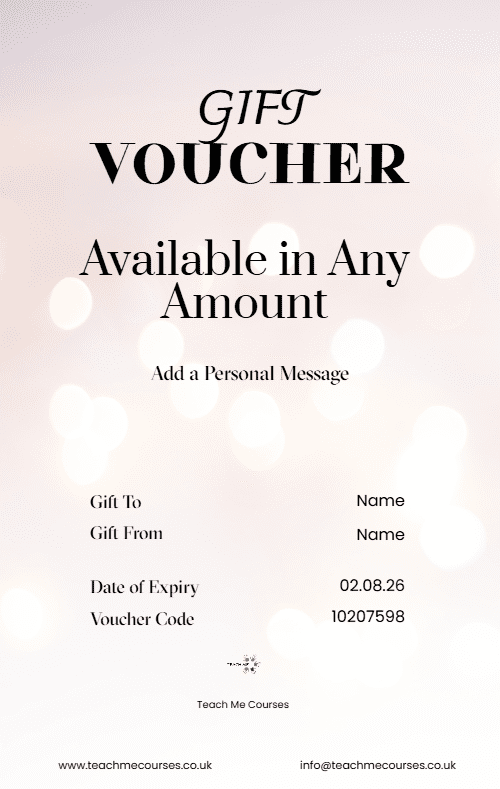 Special Gift Voucher Portrait