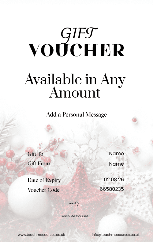 Special Christmas Gift Voucher Portrait