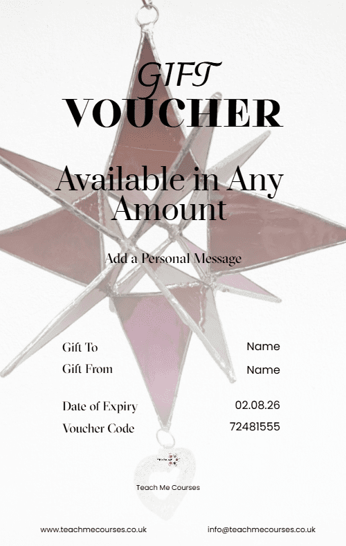 Craft Stained Glass Gift Voucher Portrait