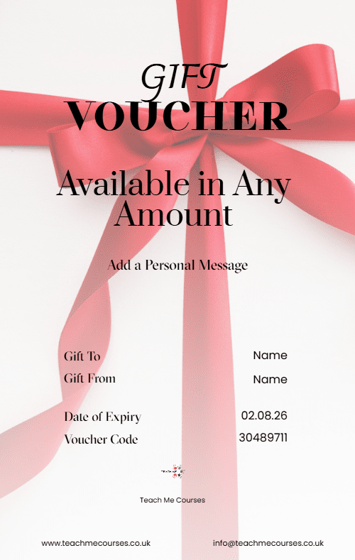 Special Christmas Gift Voucher Portrait
