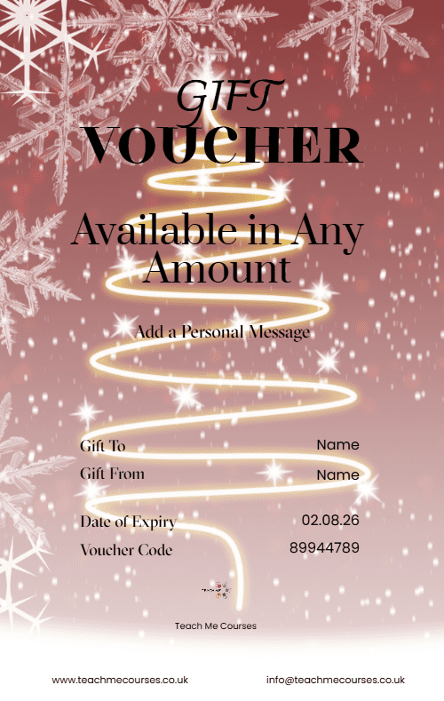 Special Christmas Gift Voucher Portrait