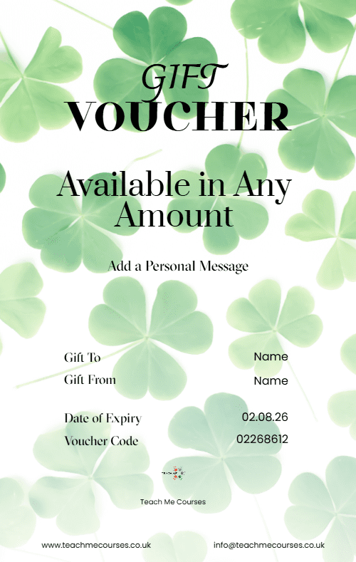 Special Luck Gift Voucher Portrait