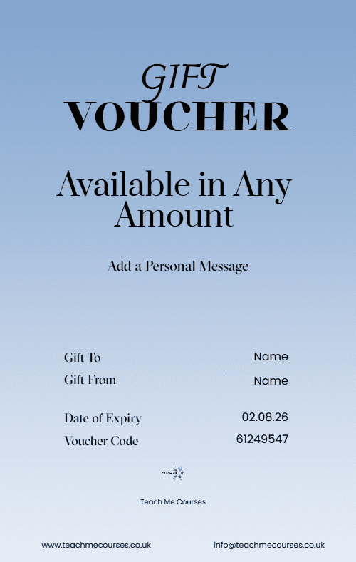 Special Gift Voucher Portrait
