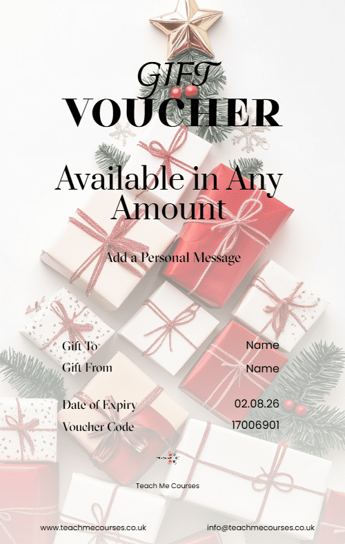 Special Christmas Gift Voucher Portrait