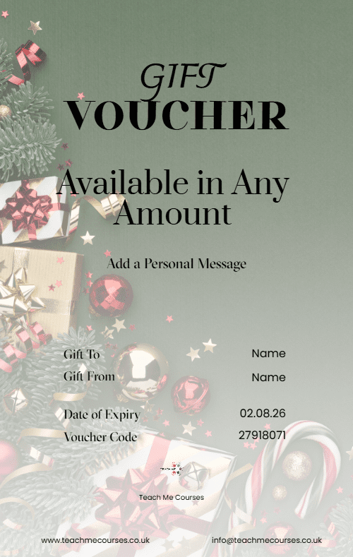 Special Christmas Gift Voucher Portrait