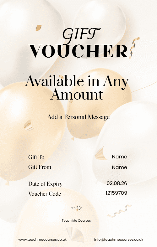 Special Gift Voucher Portrait