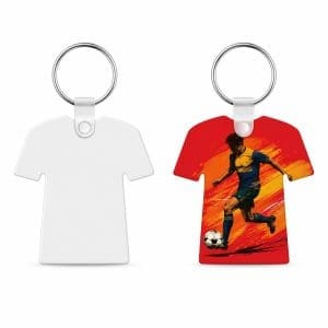 Custom Print T-shirt Keyring