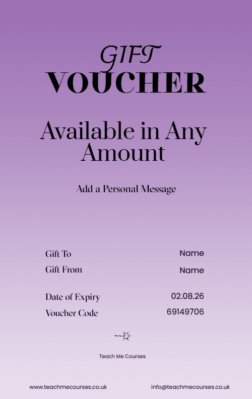 Special Gift Voucher Portrait