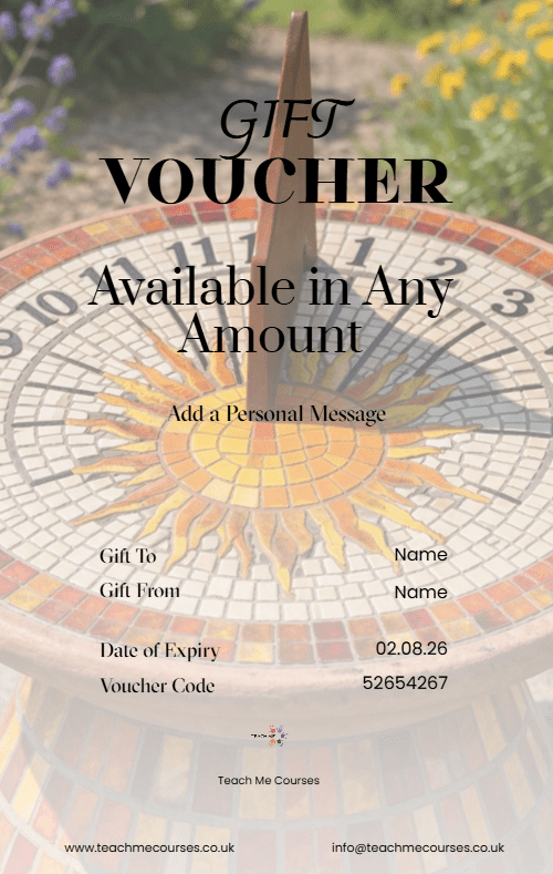 Craft Mosaic Gift Voucher Portrait