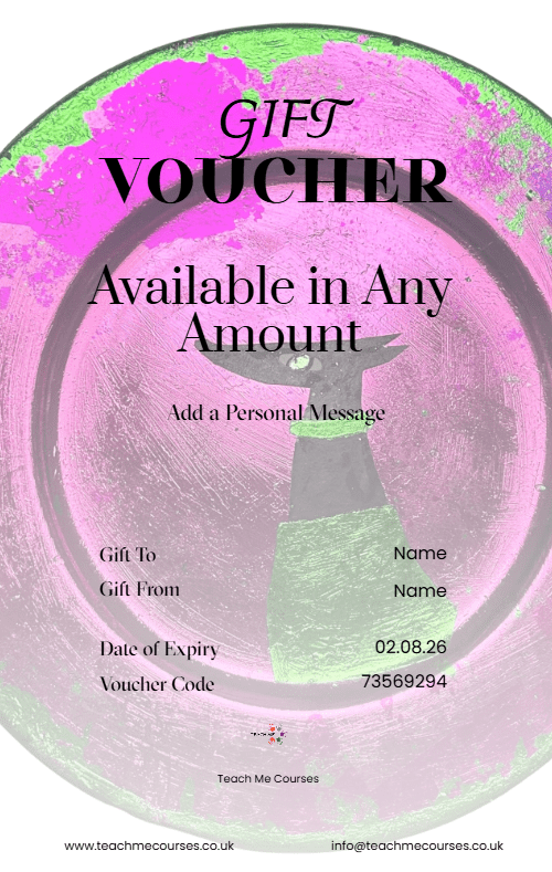 Craft Coffee Cake n Craft Gift Voucher Portrait