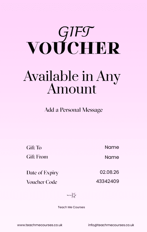 Special Gift Voucher Portrait