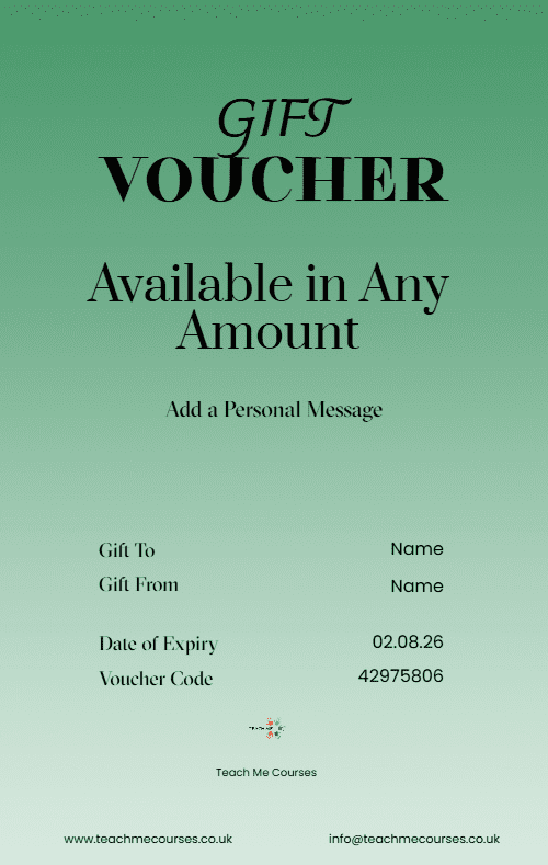 Special Gift Voucher Portrait