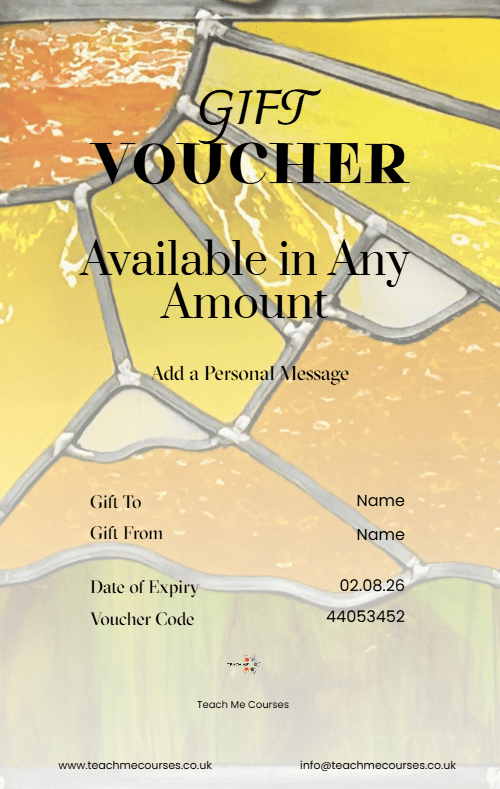 Craft Leaded Panel Gift Voucher Portrait