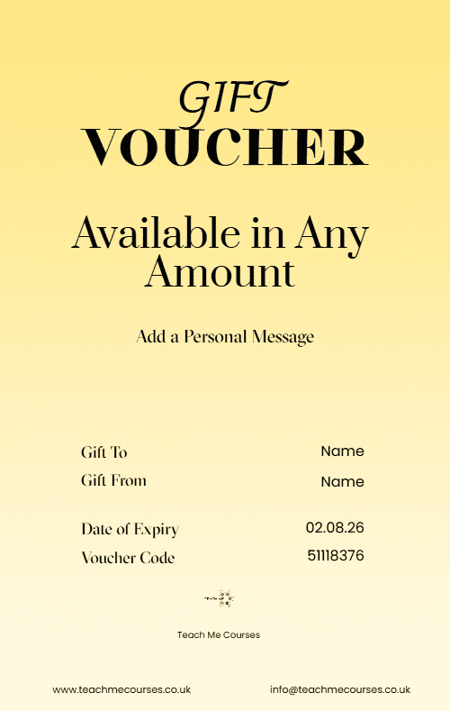 Special Gift Voucher Portrait