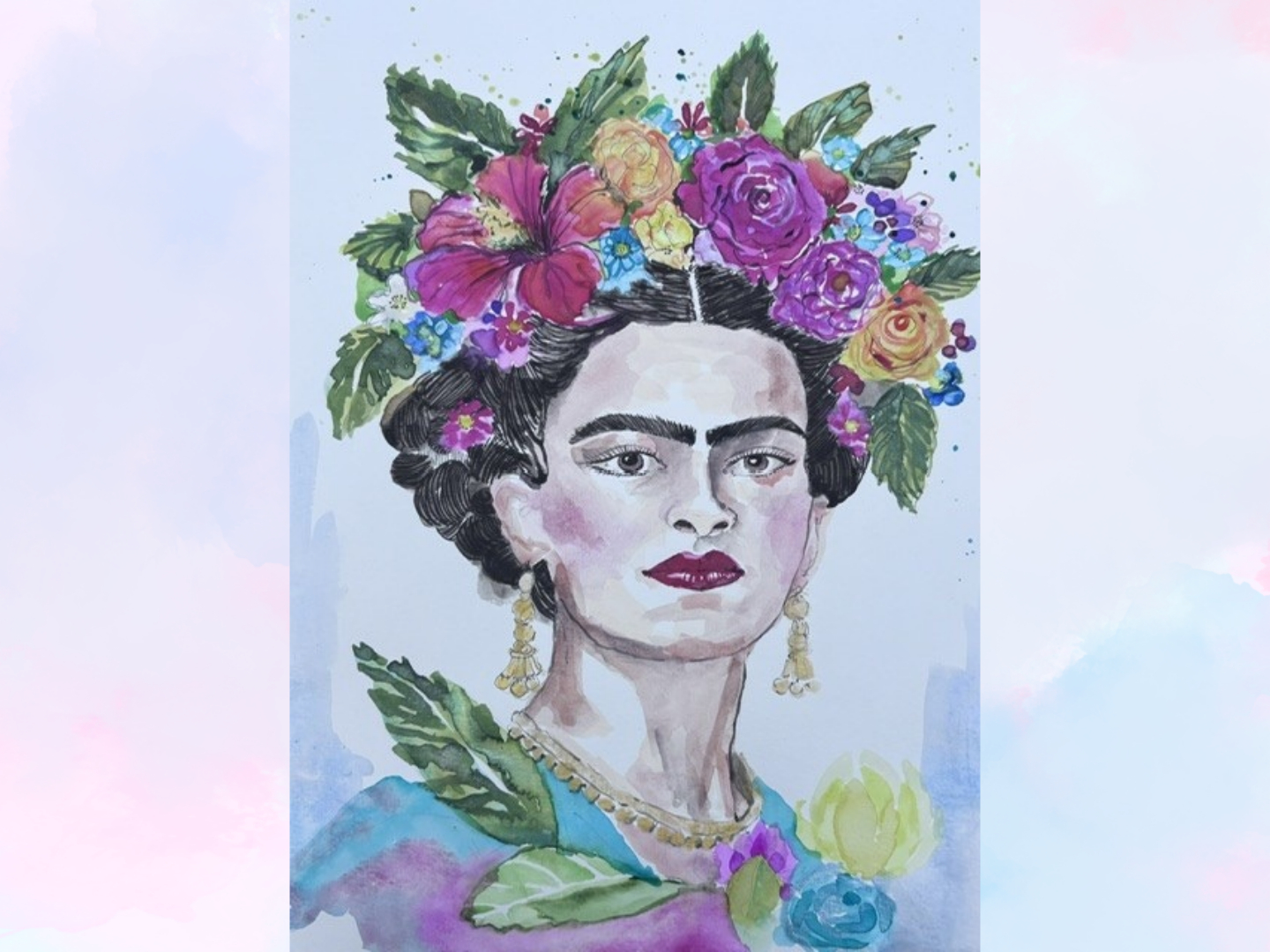 A Portrait Without Apology: Frida Kahlo in Watercolour with Sam Scott