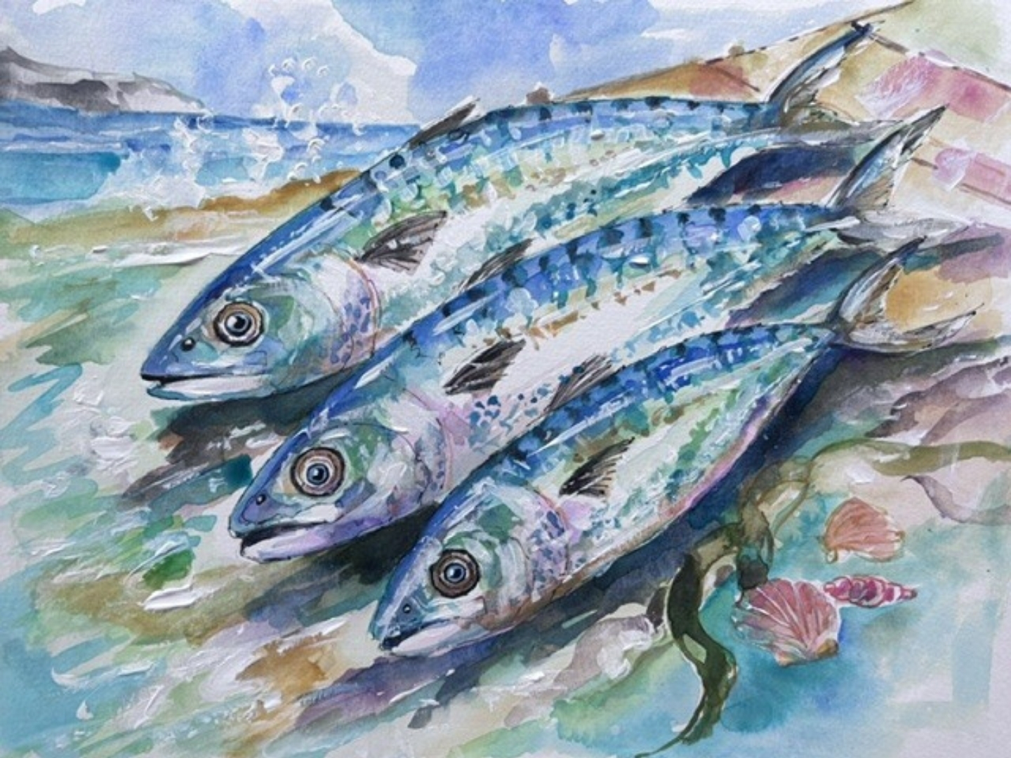 Coastal Catch: Painting Mackerel in Watercolour with Sam Scott