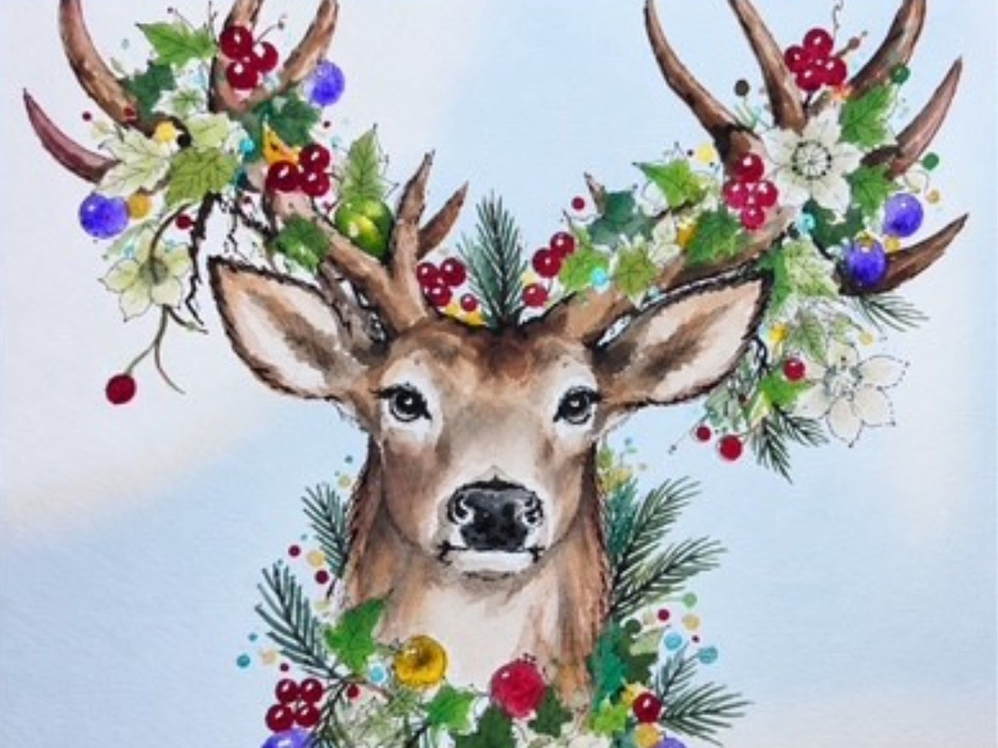 A Brush with Christmas: Handpainted Cards with Sam Scott